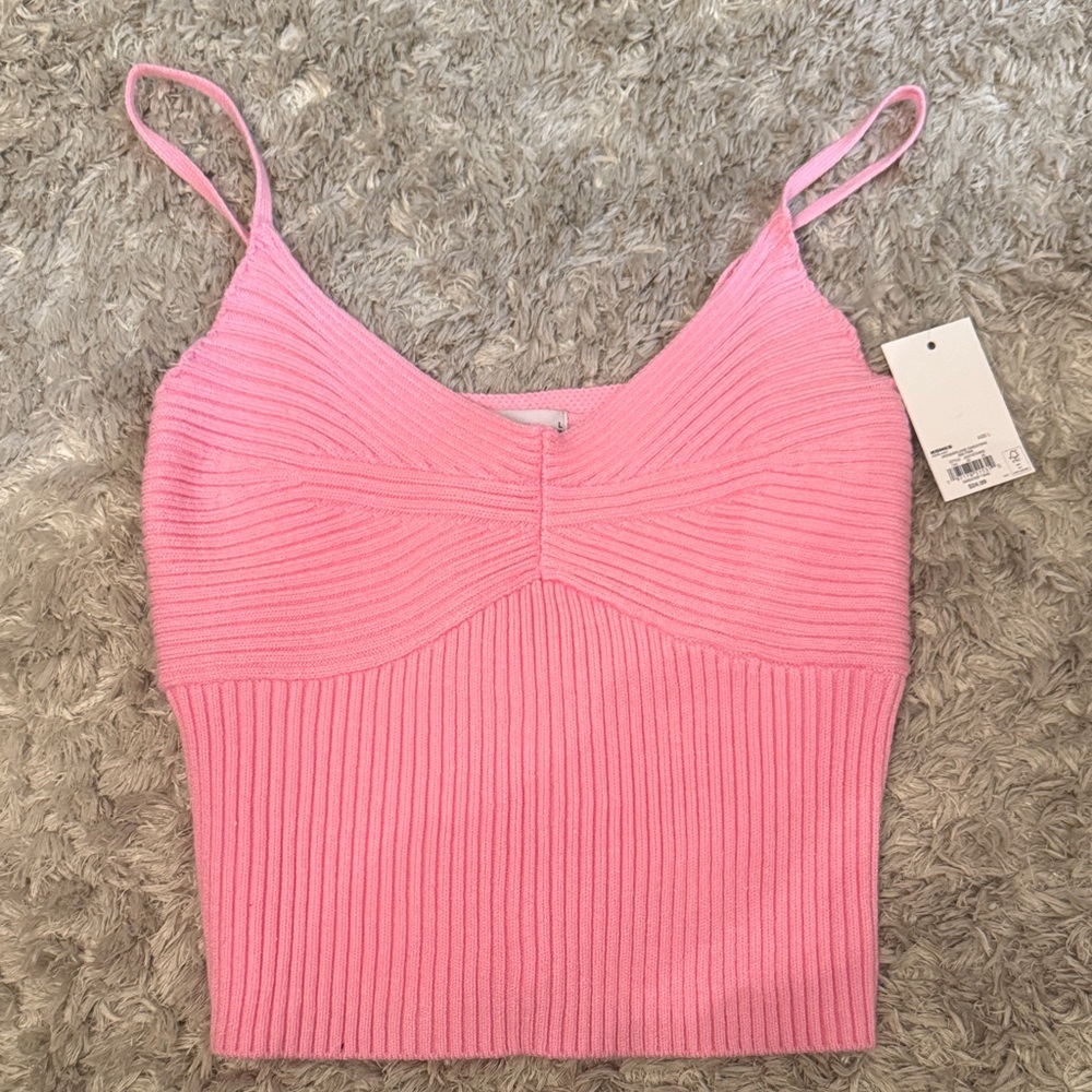 Kohl's Pink Ribbed Camisole